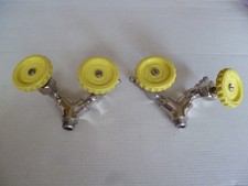 2 Stück Absperrhahn Y Verteiler Luft Gas Anschluß 1/2 Zoll