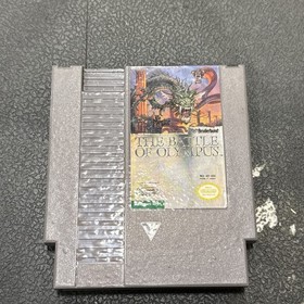 The Battle of Olympus Nintendo NES Broderbund probado funcionando con funda Nintendo