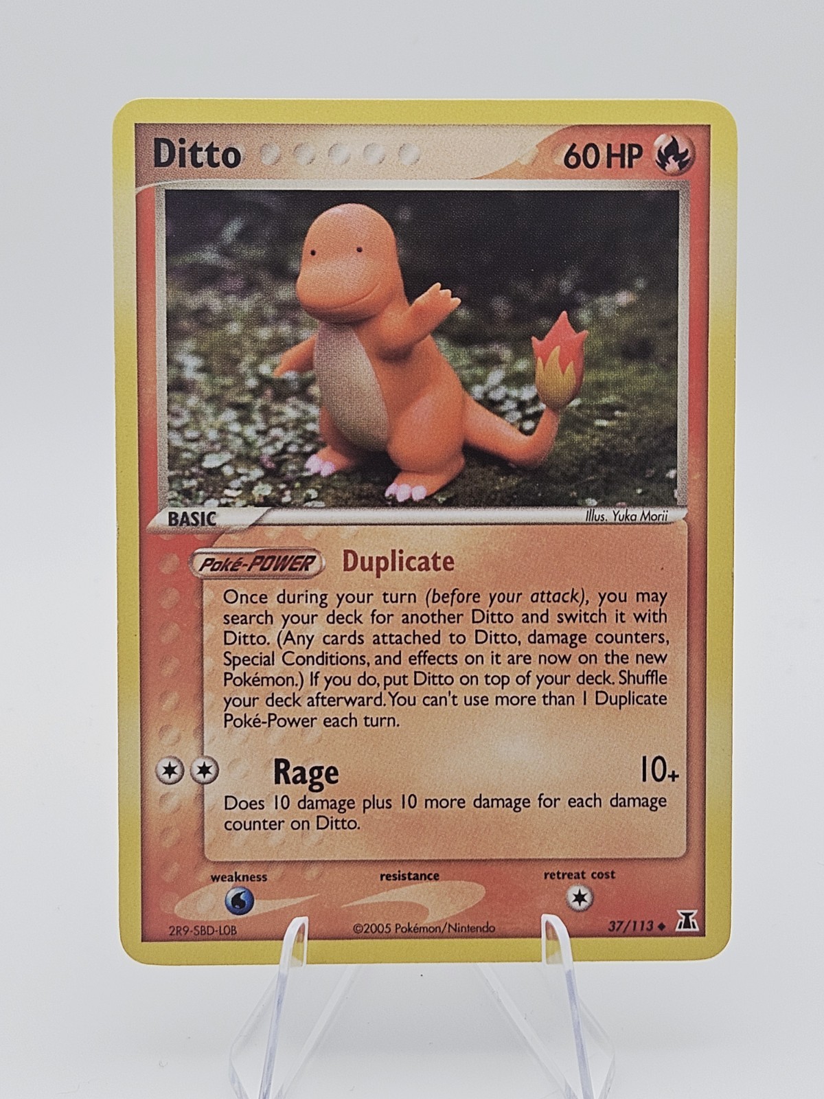 (Charmander) Ditto 37/113 EX Delta Species 2005 Vintage Pokémon TCG - NM Card