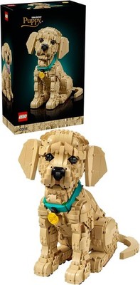 Lego 11384 Icons Golden Retriever Welpe - 3D Tier Figur Vitrinenmodell mit...