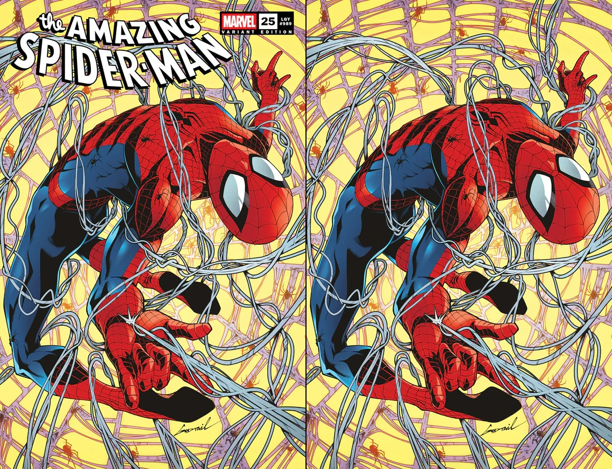 AMAZING SPIDER-MAN #25 GODTAIL EXCLUSIVE VARIANTS NM SET