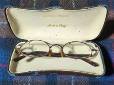 Vintage Giorgio Armani 250 Eyeglasses GA 250 C. 1021 Tortoise 46-20mm Italy