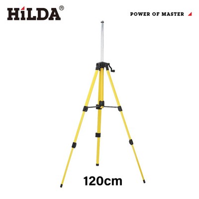 HILDA Laser Level Tripod 1.2M/1.5M 5/8 Inch Adjustable Height Thick Ferroalloy T