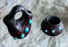 Dollhouse Miniature Southwestern Native American Signed Pottery  Wedding 1:12 