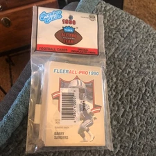 1990 Fleer Football 25 Card All-Pro Team Sealed Barry Sanders, Joe Montana, mint