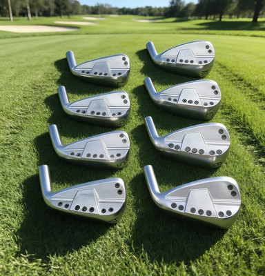 Classic Golf Iron Set 4-9GW 8 Pieces Silver Color Graphite Steel Shaft Head Cove