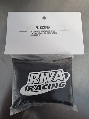 RK13090PF-BK Riva Racing 4 Zoll Lufteinlass Vorfilter