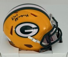 Packers Defensive Tackle KARL BROOKS Signed Riddell Speed Mini Helmet AUTO - JSA
