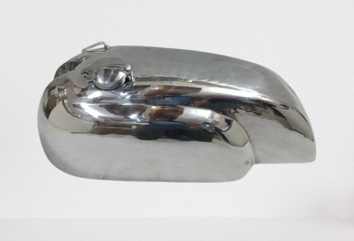 FIT FOR Norton Mini Manx Style Aluminium Alloy Fuel Gas Petrol Tank With Cap - Picture 2 of 7