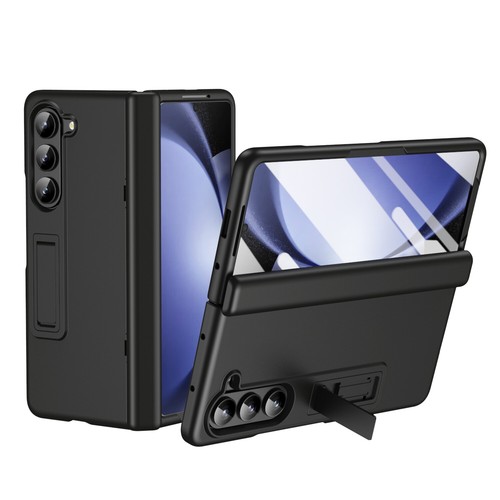 Custodia protettiva cerniera cavalletto sottile con protezione schermo per Samsung Z Fold 6 - Foto 11 di 13