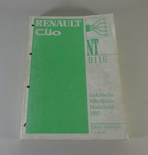 Manual De Taller Electricidad / Esquemas Eléctricos Renault Clio Año 1997
