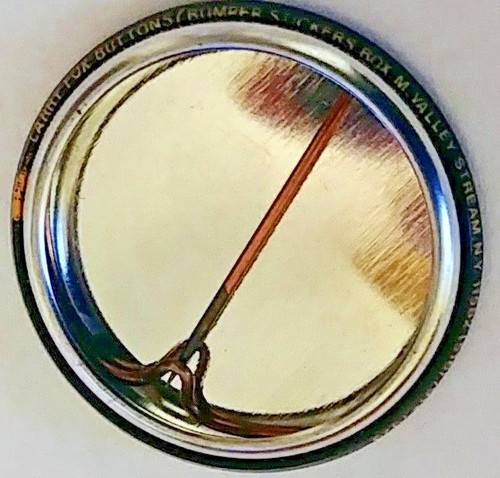 IF WE SETTLE FOR WHAT THEY'RE GIVING US - WE DESERVE WHAT WE GET! 1983 Button - Picture 2 of 2