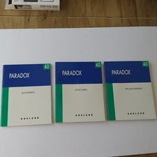 Paradox 4.0 Quick Reference Getting Started Application Workshop Manuals Borland