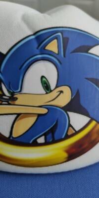 Casquette Sonic Shadow Ajustable Pour Enfants - Taille 52-56 Cm - Maille Aérée - Neuve Avec étiquettes