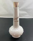 VTG Jergens White Hobnail Milk Glass Lotion Bottle Empty No Pump Part of Lid
