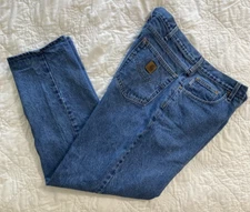 Men's Carhartt Jean - Relaxed Fit - 100% Cotton Denim, 40x32