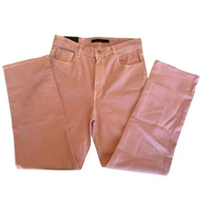 J BRAND Women's Jules High-Rise Straight Leg Jeans sz 29 Anemone Pink