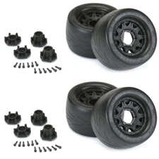 Pro-Line Prime 2.8" Street Black Tires/Wheels (4) for Stampede 2WD/4WD