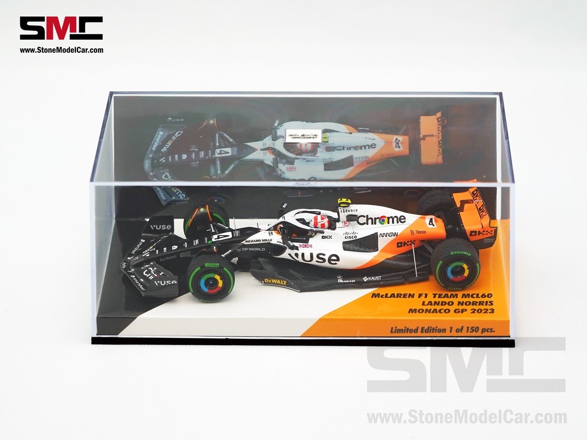 McLaren F1 MCL60 #4 Lando Norris Monaco GP 2023 Triple Crown 1:43