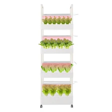 HYDROPONIC GROWING TOWER, HYDROPONIC GROWING TOWER WITH LIGHTS, 56 PODS VERTICAL