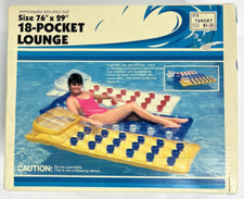 1986 Intex 18-pocket Sun-Tanner Lounge 76 X 2...