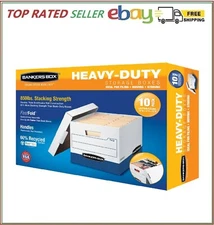 Bankers Box Heavy Duty File Boxes Letter/Legal 10-pack