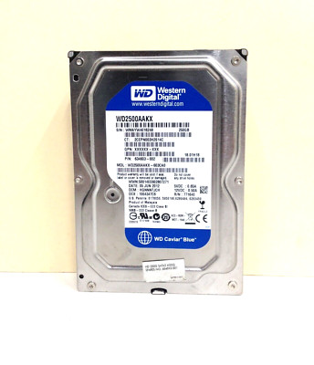QTY. 2--Western Digital Caviar Blue WD2500AAKX 250 GB 3.5'' SATA III Hard Drive--