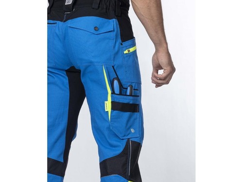 Work Bundhosen Ardon 4Xstretch Blue H6081 Trousers Construction Monteurhose - Picture 3 of 10