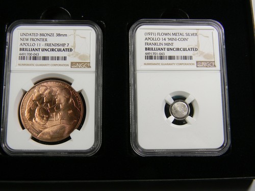 Apollo 11 & 14 Anniversary set # 43/50 NGC - Picture 3 of 7