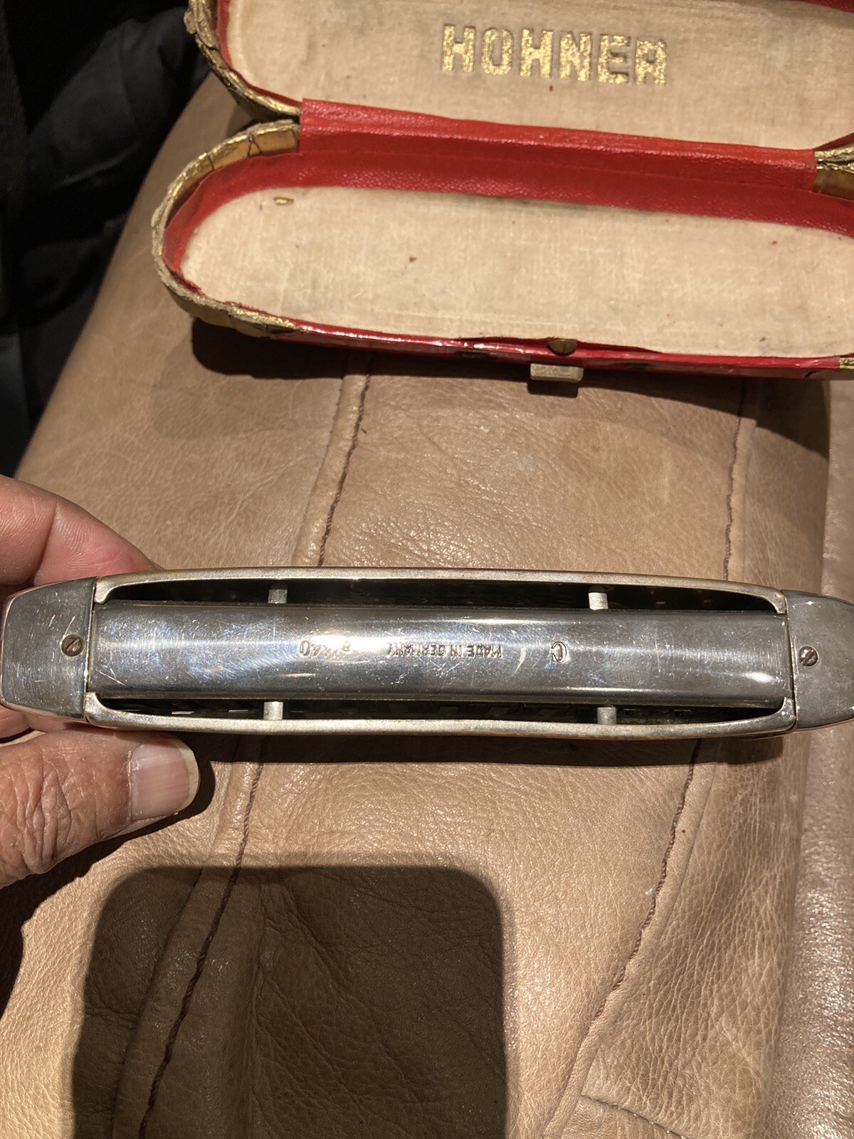 COLLECTIBLE VINTAGE M. HOHNER CHROMONICA II DELUXE HARMONICA AND CASE. eBay