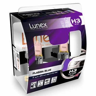 Lunex Plasma Blue H3 Autoscheinwerferlampe 4200K (Twin)