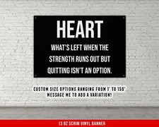 Motivational Weightlifting Banner for Home Gym Custom Wall Art Garage Decor