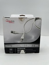 Rocketfish 15.2m 50 ft.Cat5e Xbox PS3 Wii Network Cable RF-GUV006