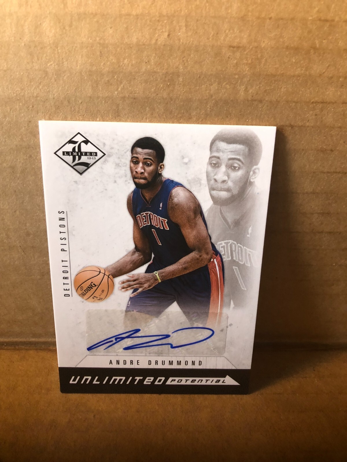 2012-13 Limited Unlimited Potential Signatures #19 Andre Drummond 128/199