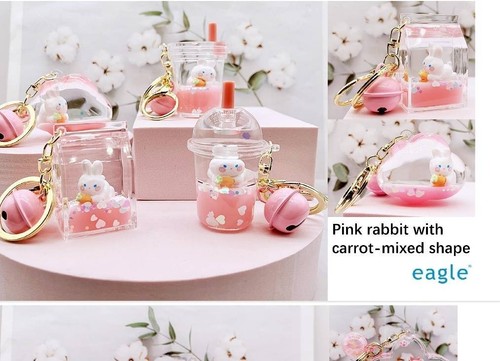 Unicorn Bubble Boba Milk Tea Keychain Moving Liquid Purse Charm tiktok keychain - Picture 29 of 29