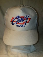 Vintage YA MMB Headwear Chevy Trucks embroidered Trucker Hat NIce!
