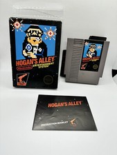 Hogan's Alley Nintendo NES Complete CIB Black Box 5 Screw Hang Tab Good Shape