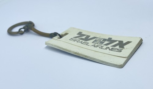 EL AL ISRAEL AIRLINES PLASTIC KEY HOLDER KEY CHAIN - Picture 2 of 3