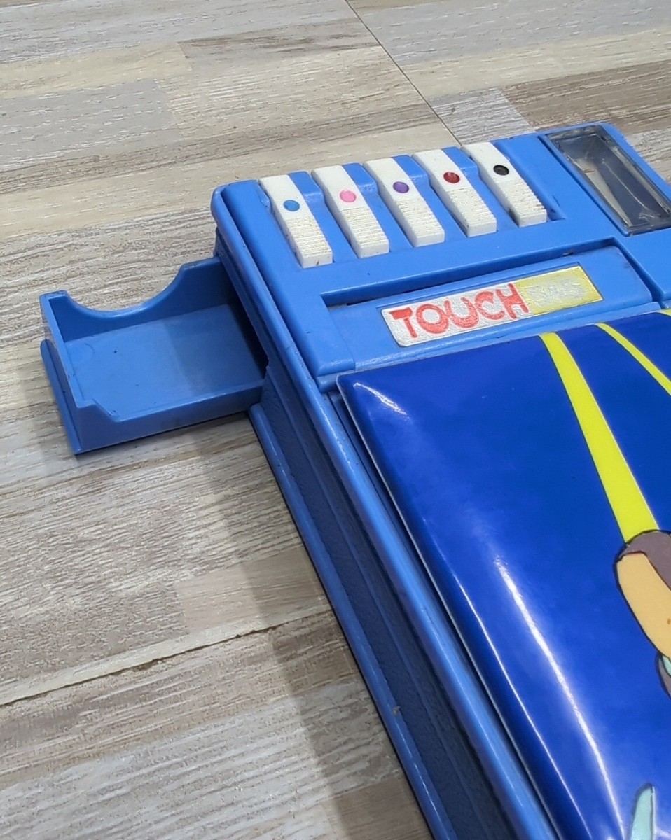 Vintage Flomo Blue Pencil Case Anime Robots KF-G725 Touch 5 & 5 | eBay
