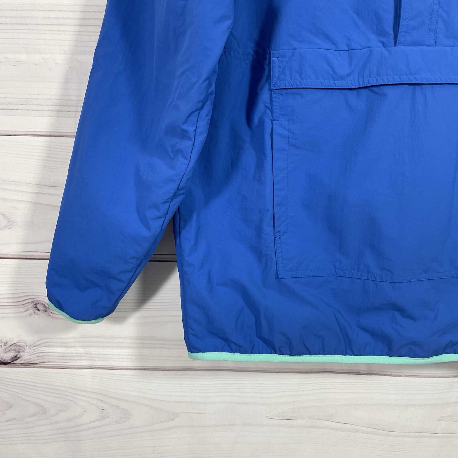 Chubbies Reversable Jacket Pullover 1/2 Zip Snap … - image 5