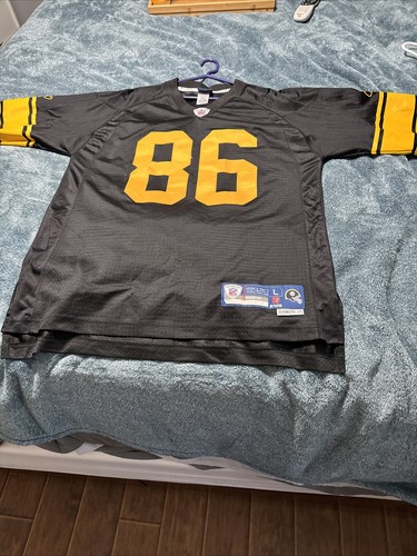 L Hines Ward Jersey Reebok Color Rush Type Pittsburgh Steelers 24x34” Length +2 - Picture 6 of 9