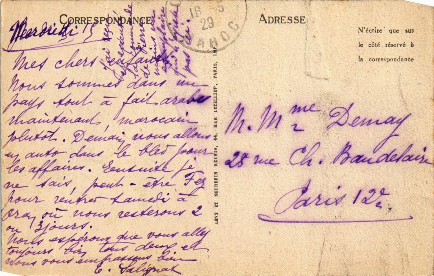 Carte Postale Ancienne – Camp Des Spahis à Oudjda (Maroc) – Vue Partielle, 1907