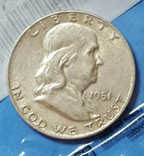 1952 Franklin Half Dollar Fine Condition 721cb3jj