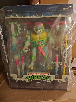 Teenage Mutant Ninja Turtles TMNT Super 7 Ultimate Slash Glow In The Dark Neu