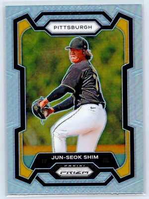 2024 Panini Prizm #290 Jun-Seok Shim Silver Prizm Pittsburgh Pirates