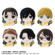Max Limited Attack on Titan Hagu Chara Hugchara 6 Types Complete Set Eren Levi