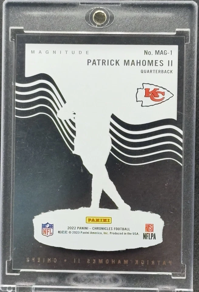 Patrick Mahomes RARE CLEAR ACETATE INVESTMENT CARD SSP PANINI CHIEFS MVP MINT - Image 2 of 2