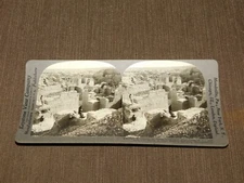 VINTAGE STEREOVIEW STEREOSCOPE CARD PALACE OF NEBUCHADNEZZAR BABYLON MESOPOTAMIA