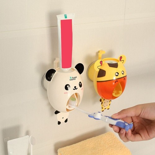 Plastic Toothpaste Tube Squeezer Strong Suction Toothpaste Dispenser