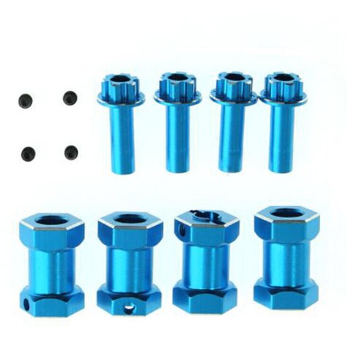 4Pcs 12mm to 20mm Wheel Hex Hub Adapter Extension For 1/10 RC Crawler SCX10 D90 - Picture 12 of 12